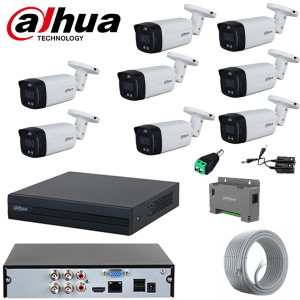 8 Channel CCTV System with 40M Night Vision Cameras