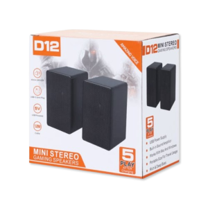 D12 Mini Stereo Gaming Speakers